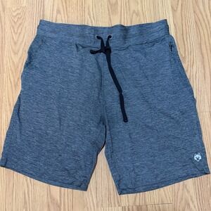 Greyson Shorts Mens Small Brrr Cooling Athletic Drawstring Heathered Charcoal